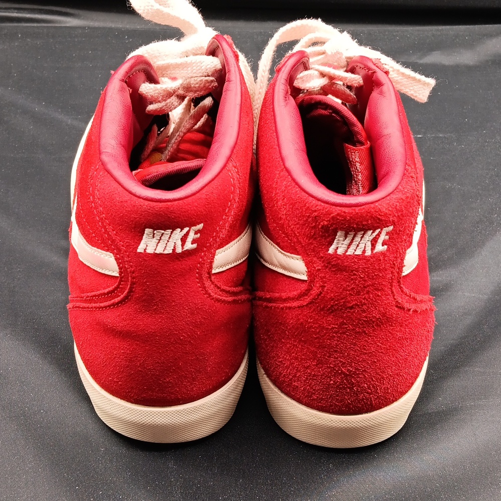 Nike Bruin Mid Gym Men's Sunlight Red/White Size 11 Shoes - Picture 2 of 7